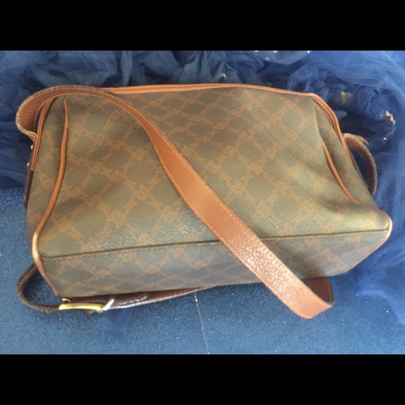 BALLY JACQUARD VINTAGE SWISS Frm ITALY JACQUARD COATED LEATHER Crossbody RARE - Picture 7 of 7